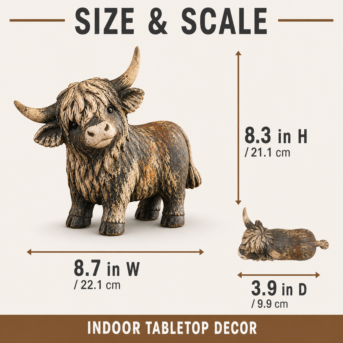 RusticMoo – Farmhouse Highland Cow Accent