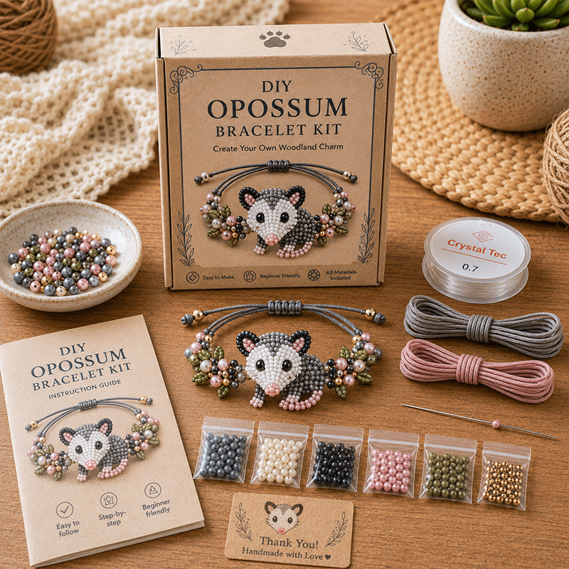 🐙DIY Beaded Bracelet Making Kit