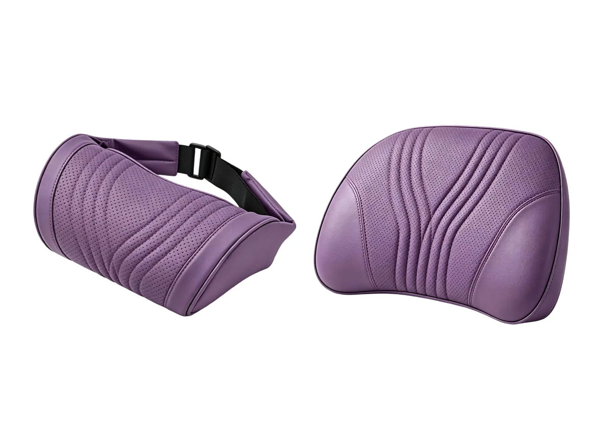 LuxeDrive ā Ergonomic Car Headrest & Lumbar Cushion
