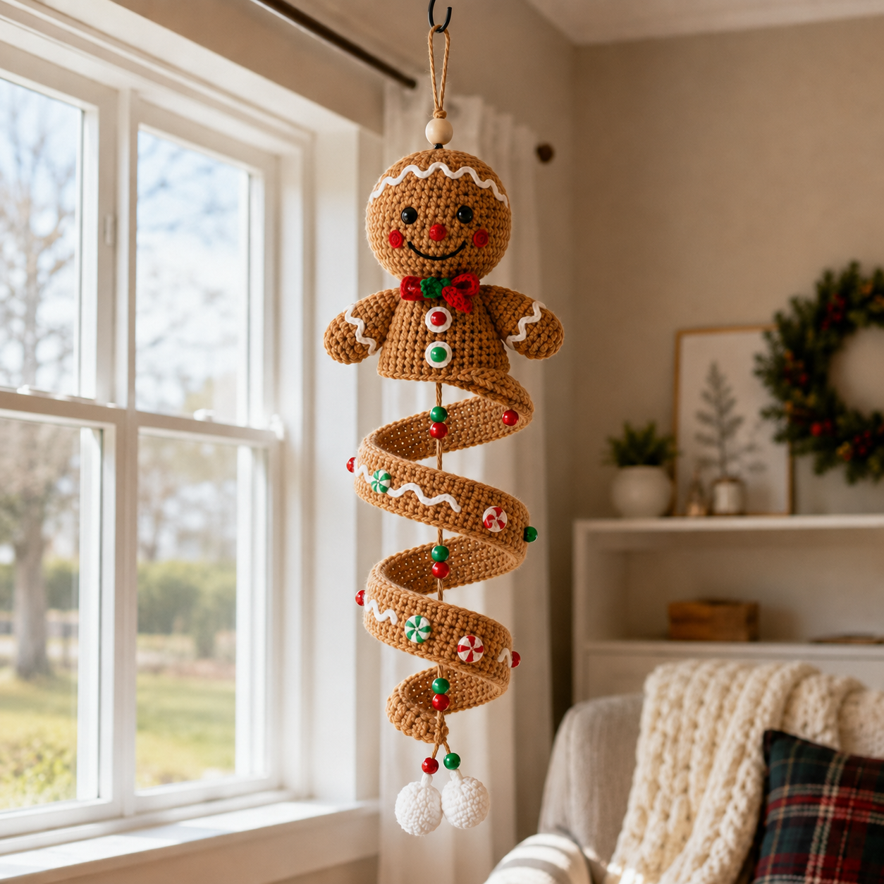 SpiralSanta – Crochet Christmas Character Ornament Kit