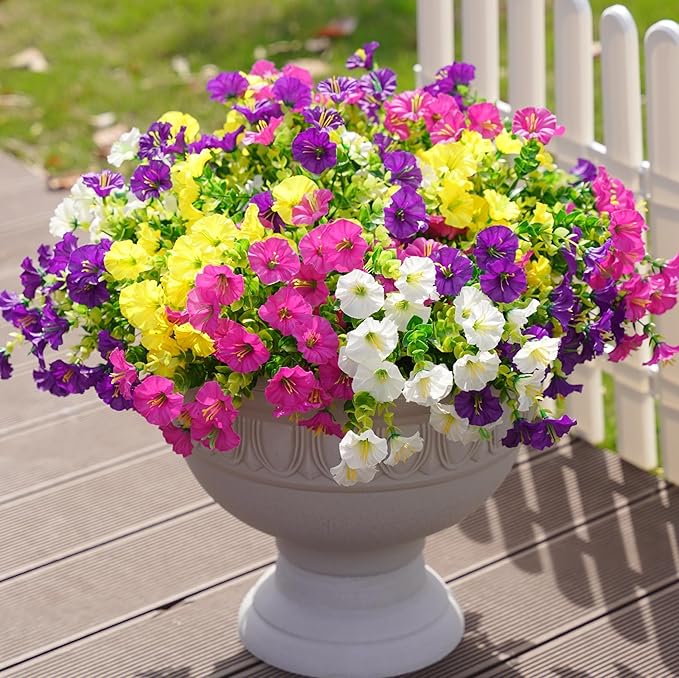 BloomHaven – Vibrant Morning Glory Garden Décor
