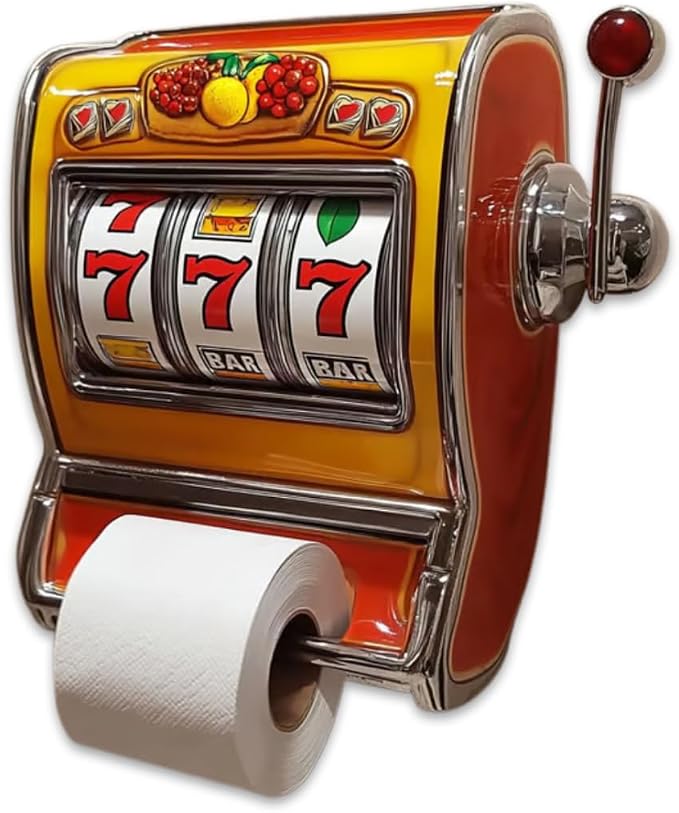 Spin & Wipe – Novelty Toilet Roll Holder