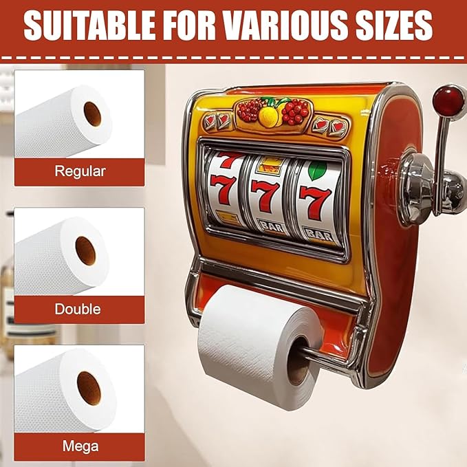 JackpotRoll – Casino Toilet Roll Holder