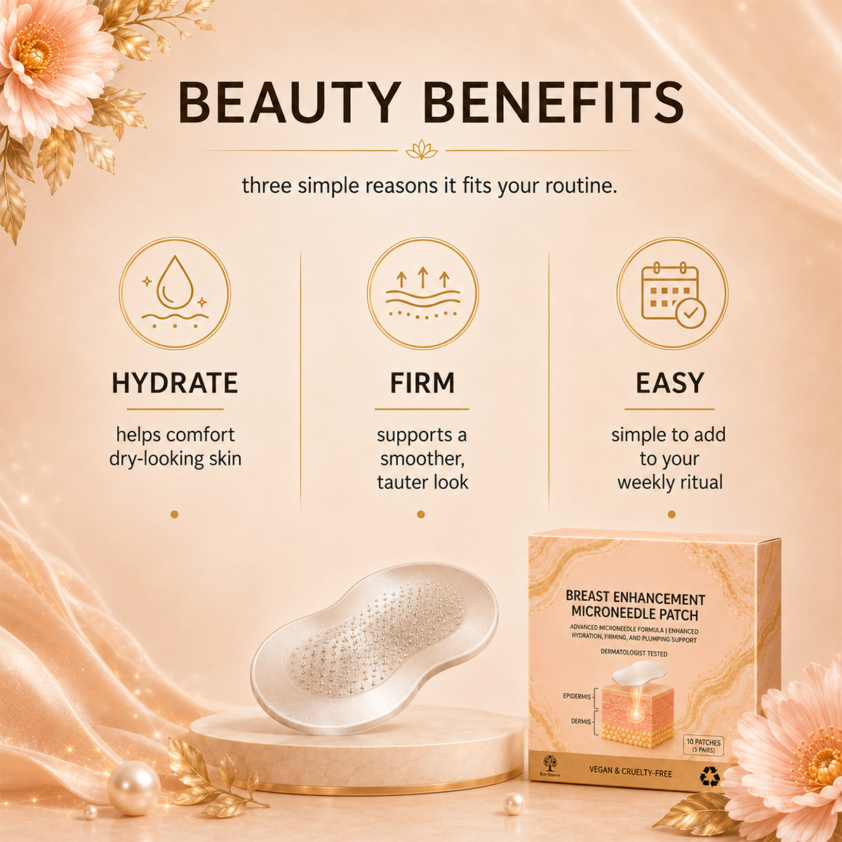 BustVera – Dissolving Micro-Tip Body Care Patches