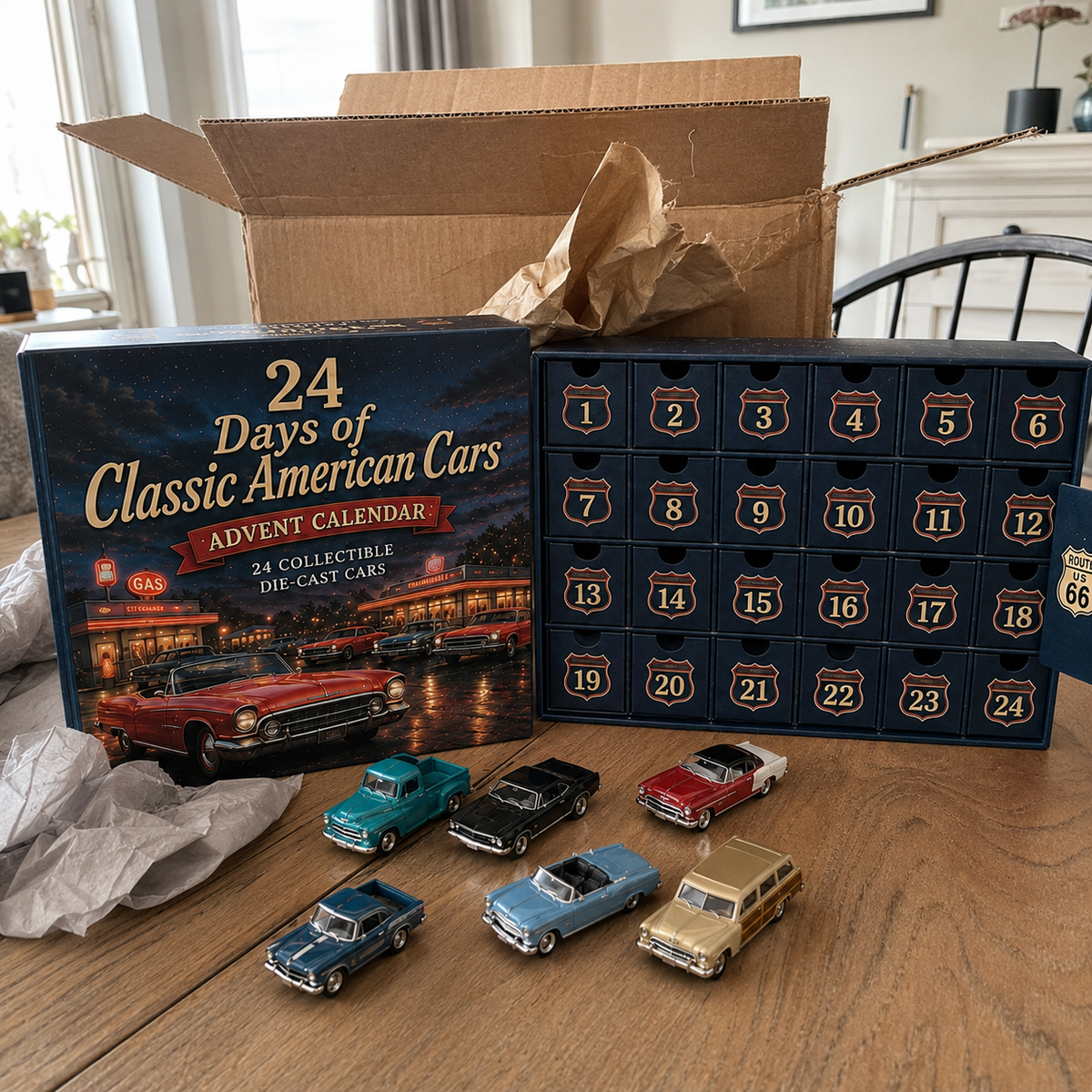 ClassicCruise – 24-Day Vintage Car Advent Calendar