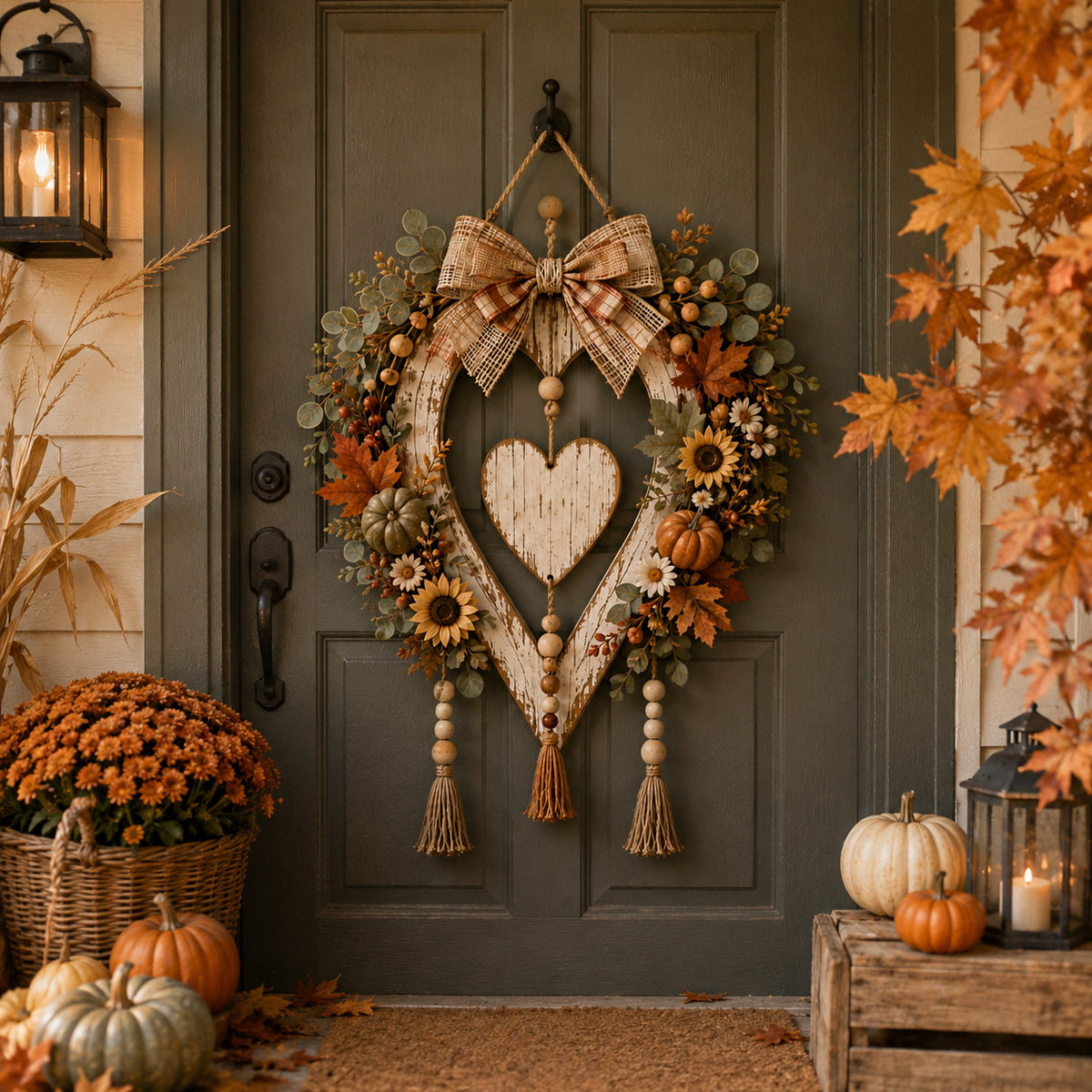 AutumnHeart – Harvest Pumpkin Farmhouse Decor