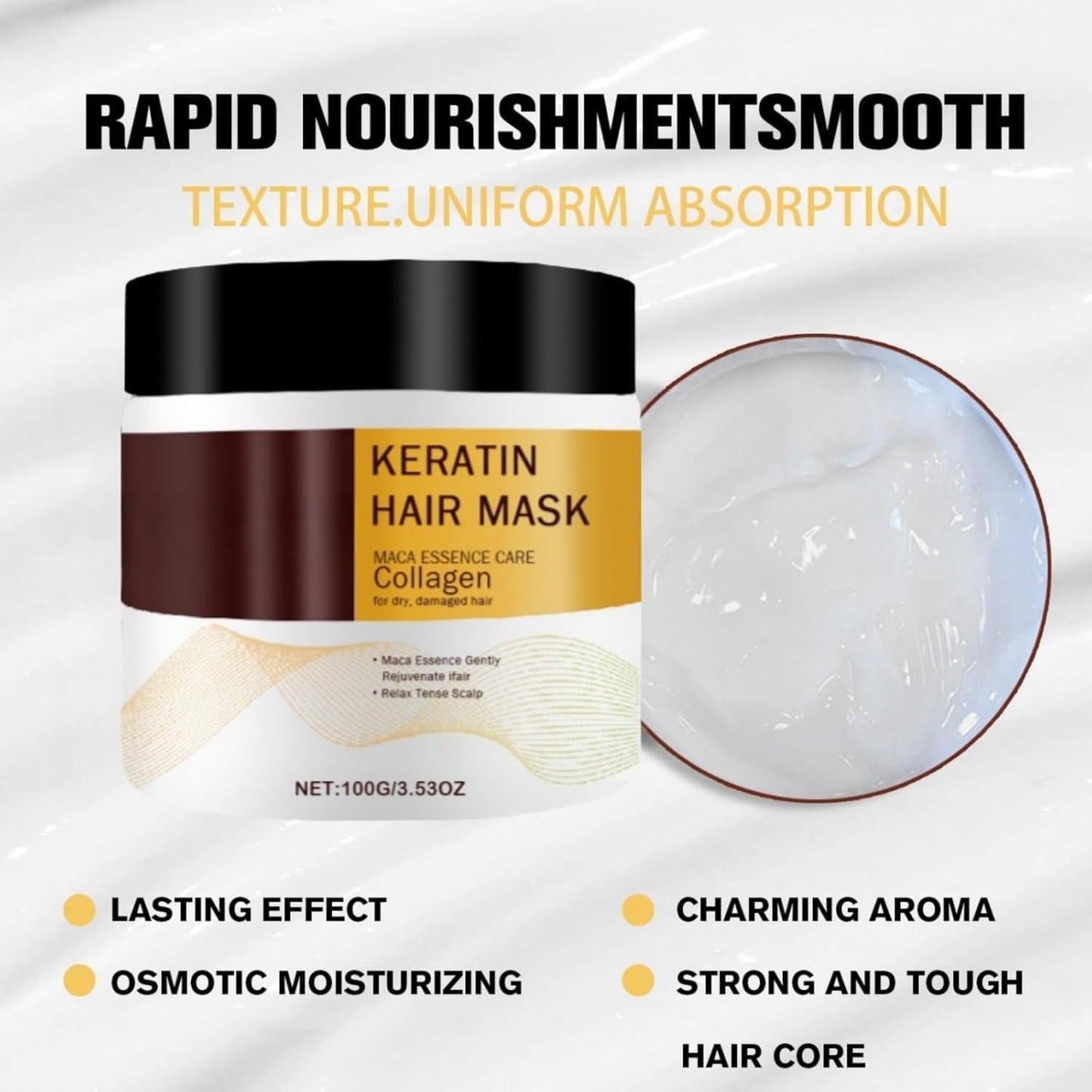 GlowStrand – Herbal Collagen Hair Conditioning Mask