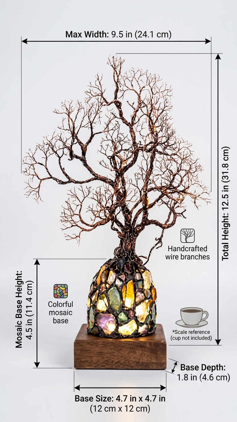 HarmonyTree – Gemstone LED Lamp