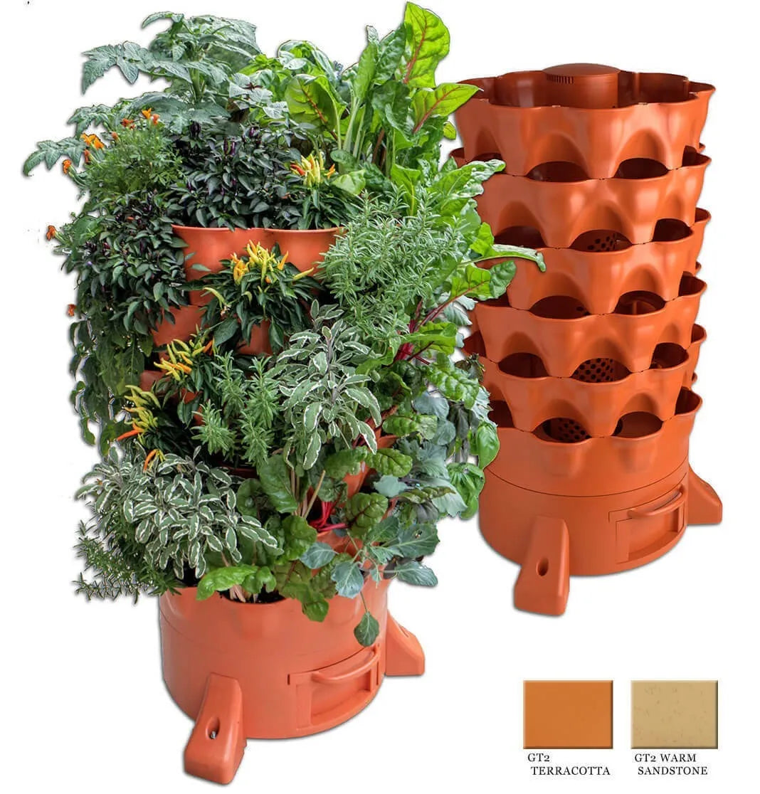 GrowSpin ā Rotatable Garden Tower for Vertical Planting