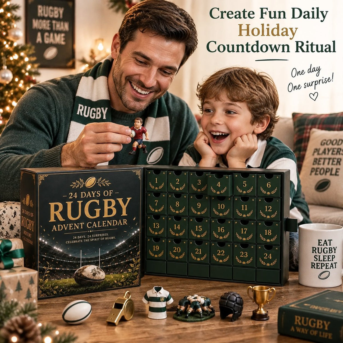 RugbyRush – 24-Day Rugby Charm Collection