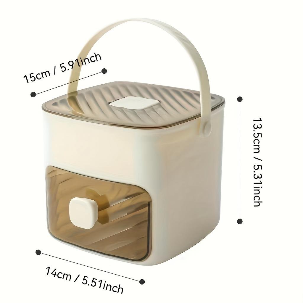 FrostElla – 48-Cube Double-Layer Portable Ice Maker