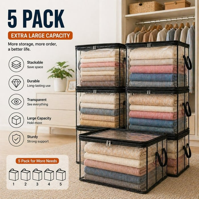 MaxSpace - Stackable Closet Storage Bag
