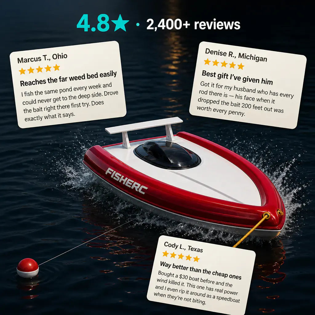 BaitRunner – RC Remote-Controlled Fishing Bait Boat