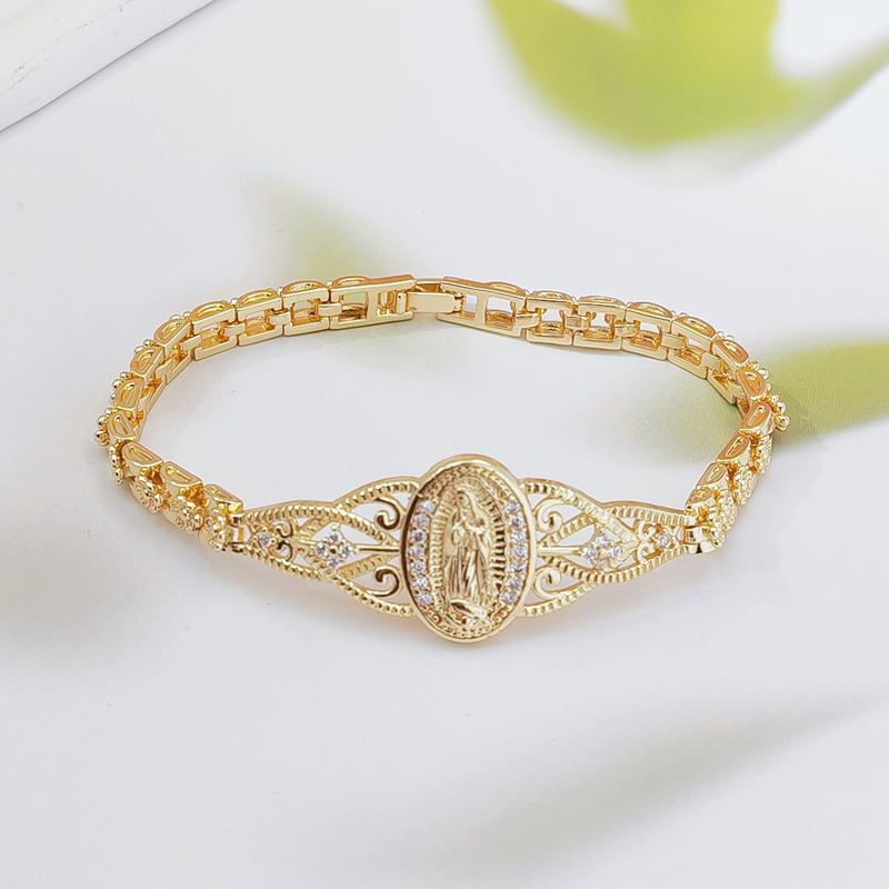 FaithLuxe – Virgin Mary Inspirational Bracelet