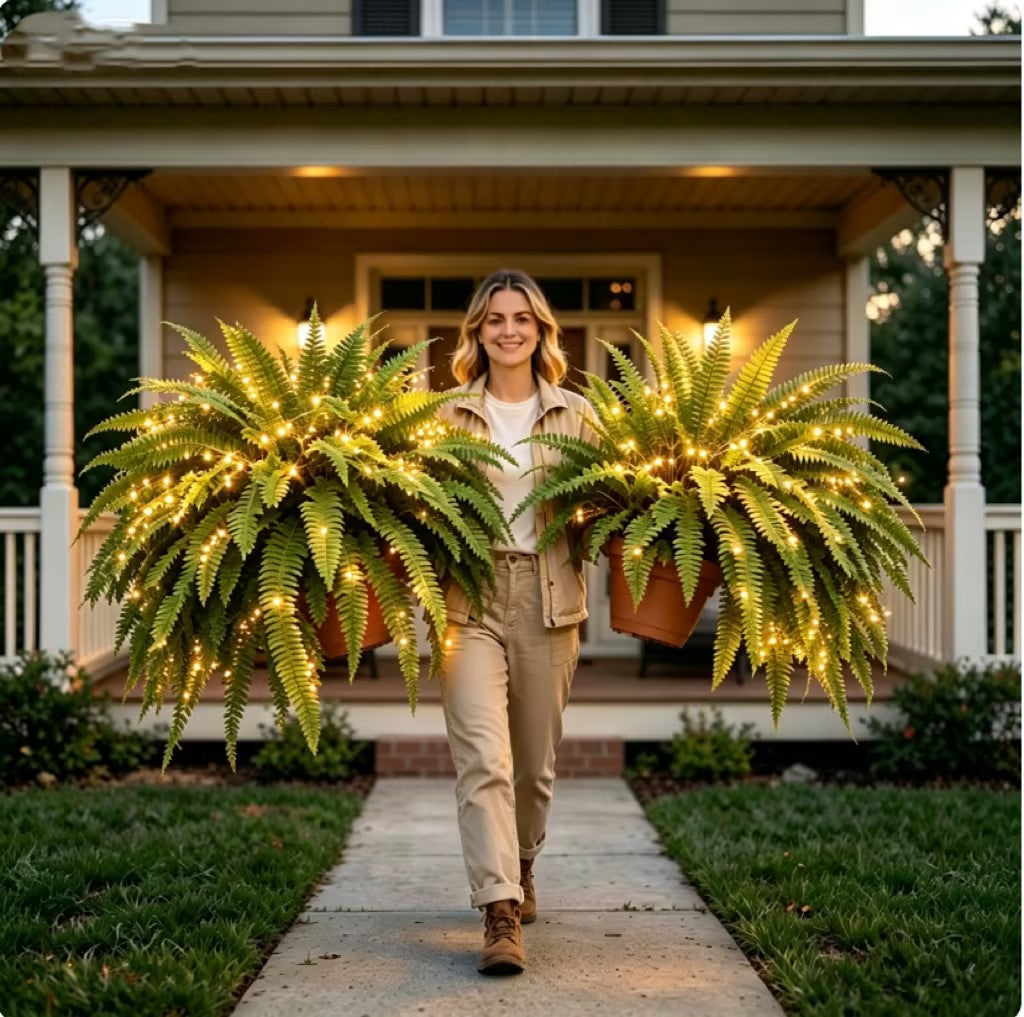 GreenCascade – Full Artificial Boston Fern Bush