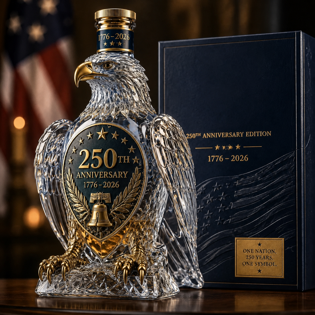 HeritageSpirit – 250 Years Of American Spirit Commemorative Bottle