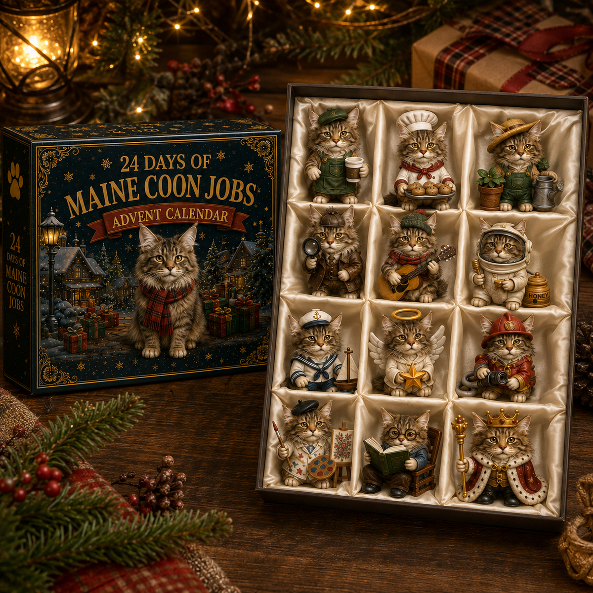 PurrCrest – 24-Day Maine Coon Jobs Advent Calendar 2026
