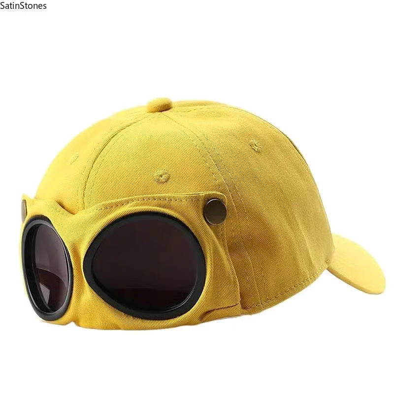 AeroVanta – Detachable Goggle Pilot Baseball Cap