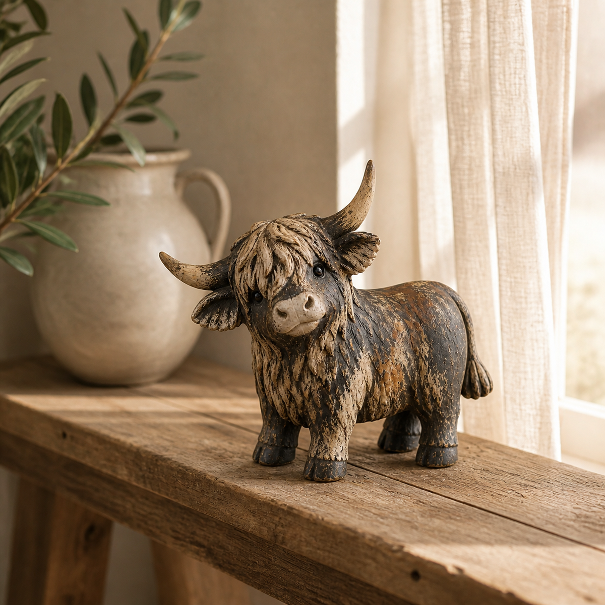 RusticMoo – Farmhouse Highland Cow Accent
