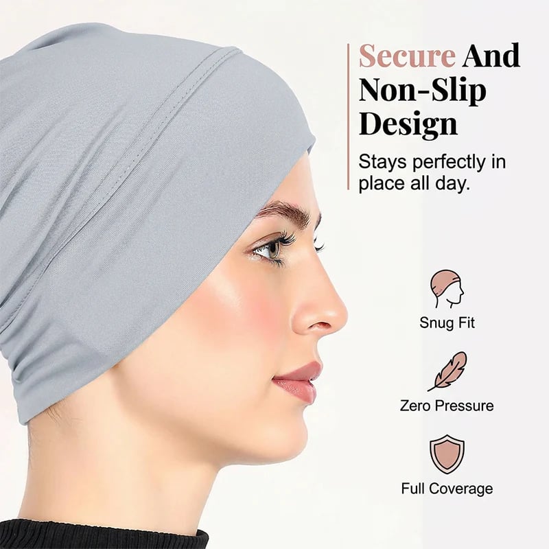 SilkVeil – Soft Stretch Headscarf Cap