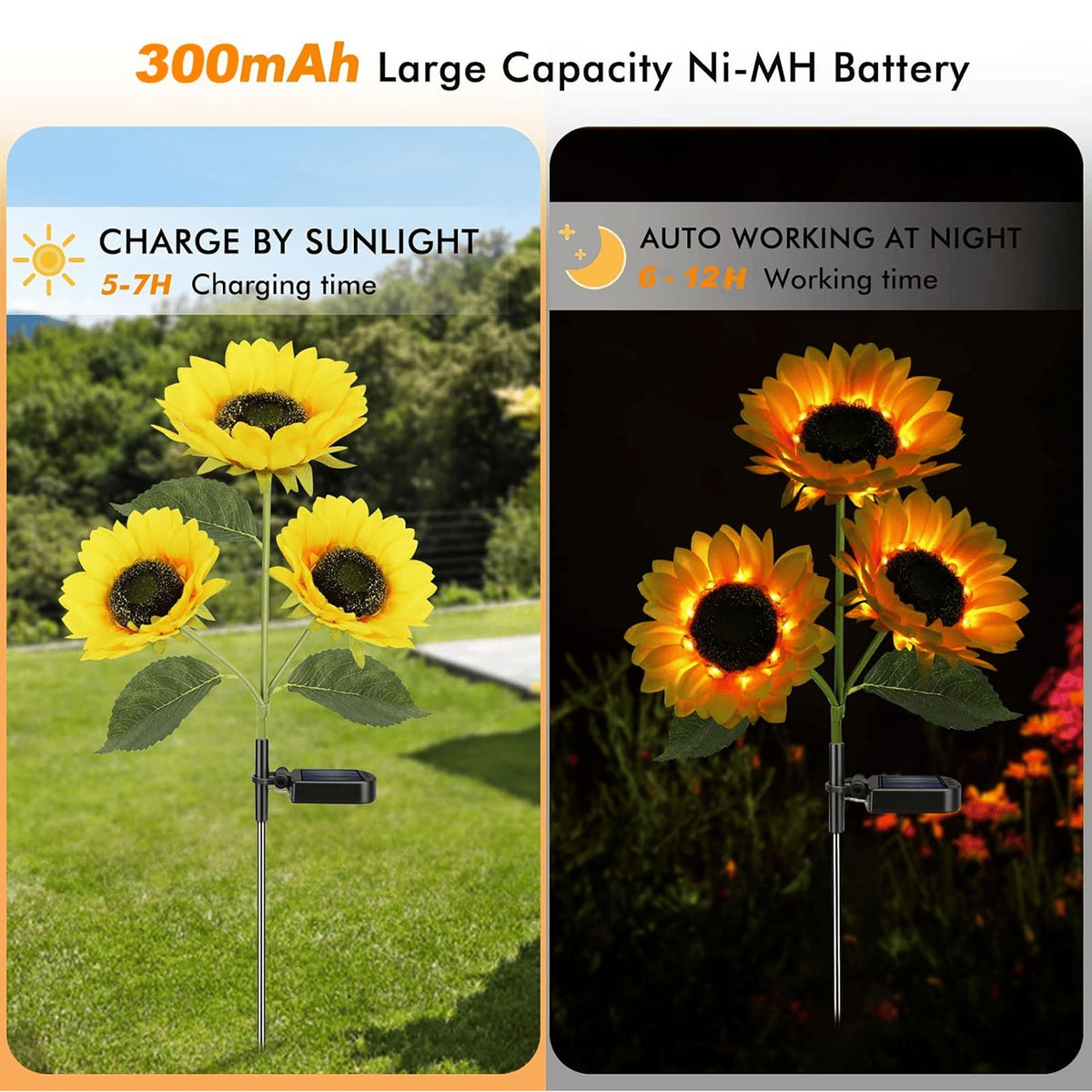 SunGarden – Solar-Powered Sunflower Lights