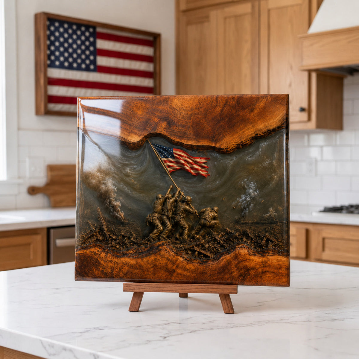 HonorCrest – Handcrafted Veteran Memorial Display Board