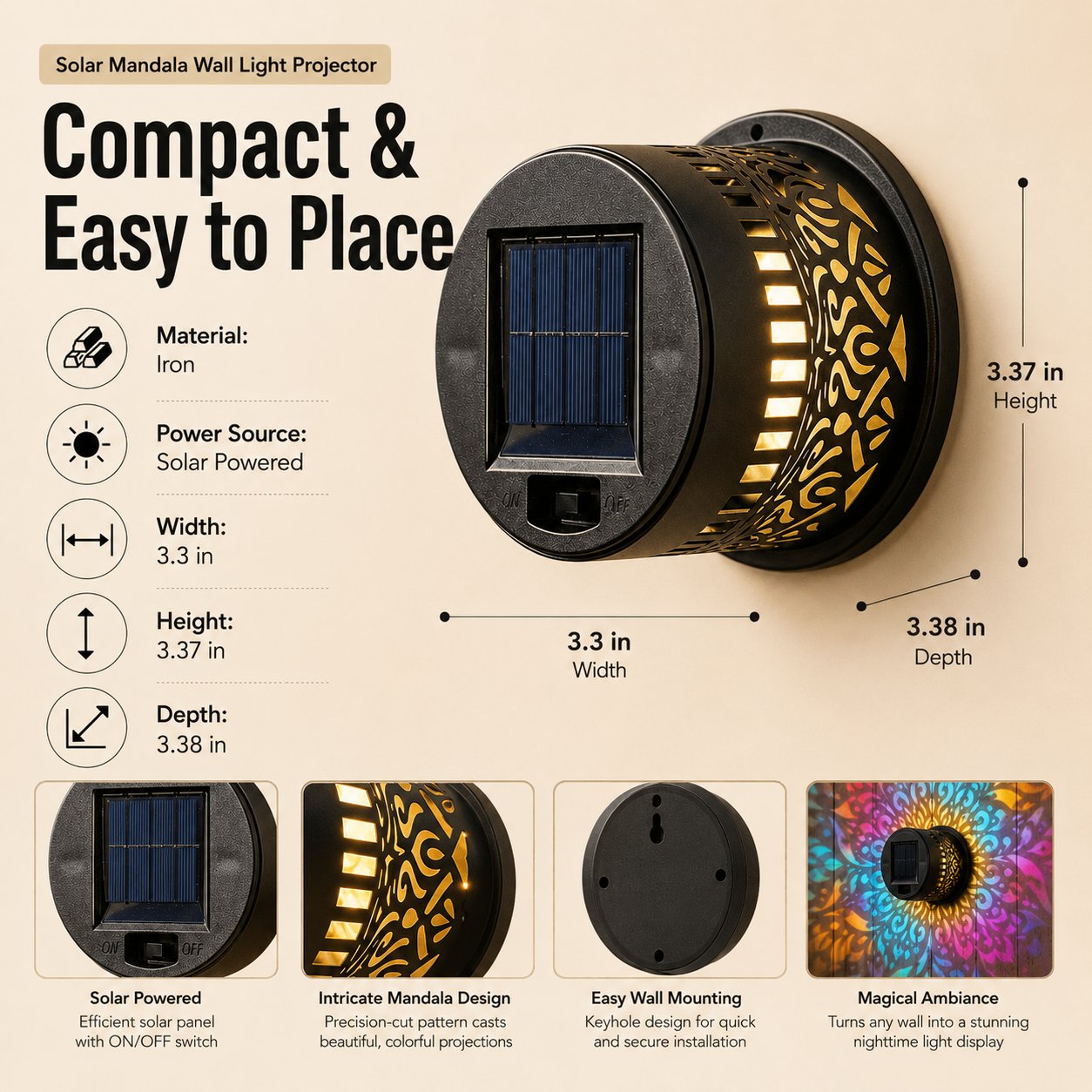 LunaPattern – Outdoor Light Projector