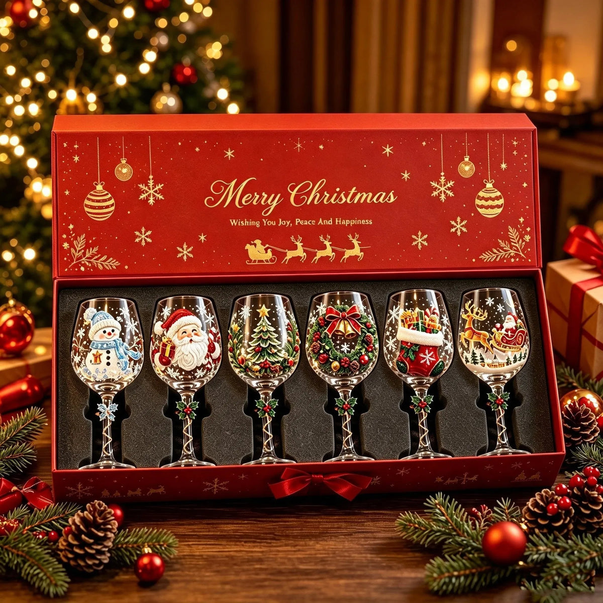 SantaSip – Festive 3D Christmas Glass
