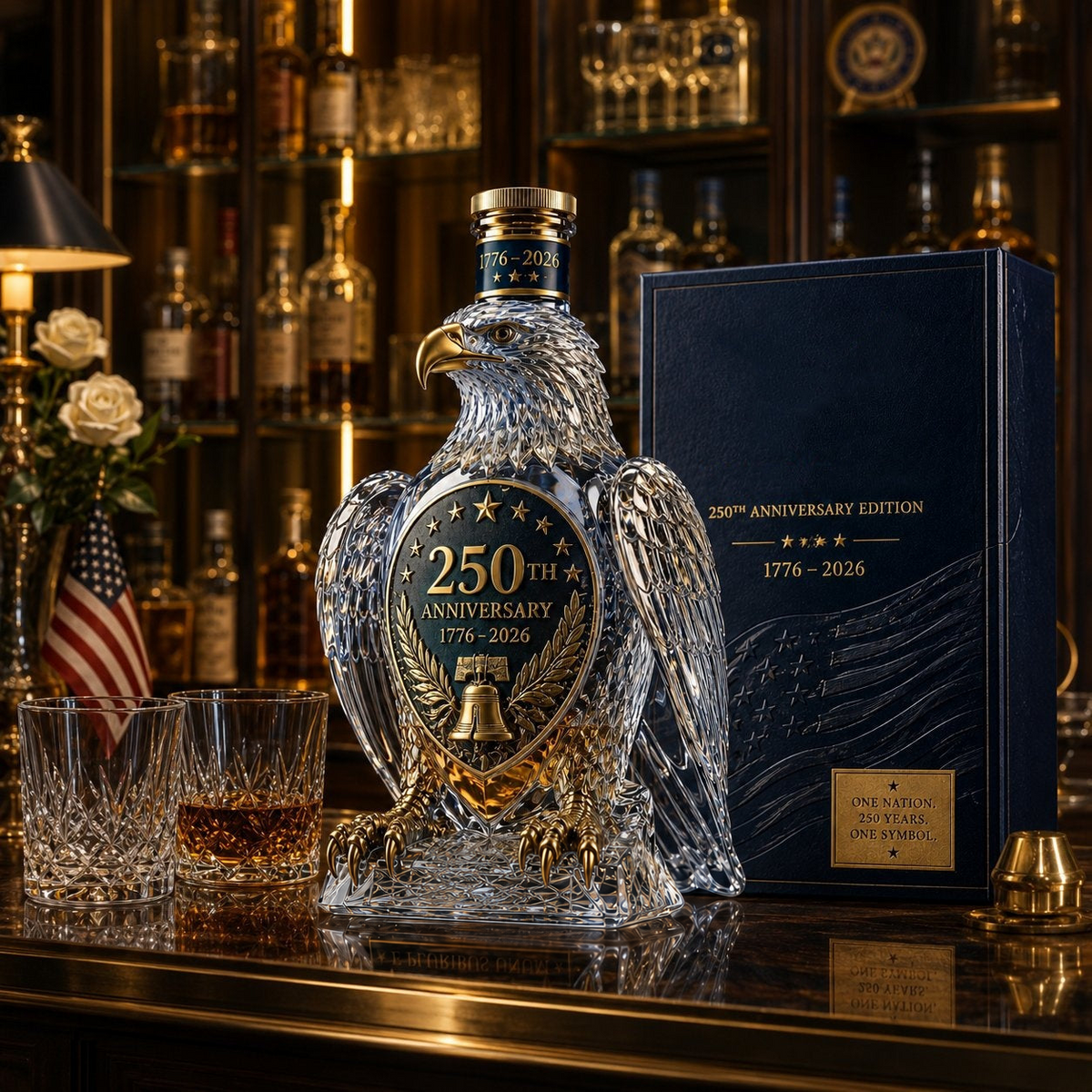 HeritageSpirit – 250 Years Of American Spirit Commemorative Bottle