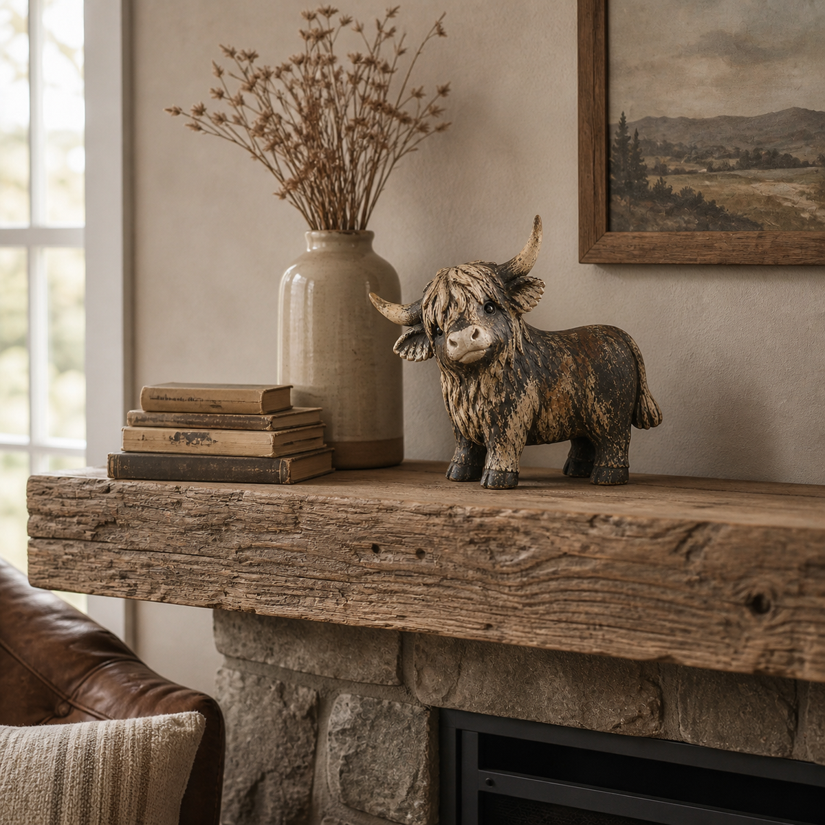 RusticMoo – Farmhouse Highland Cow Accent