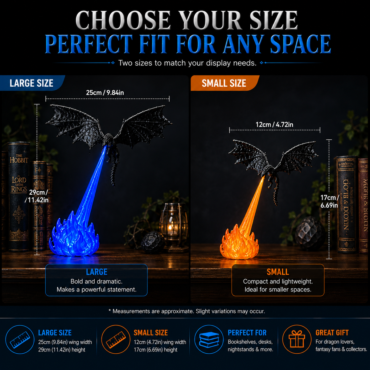 DragonGlow – 3D Fire-Breathing Dragon LED Display