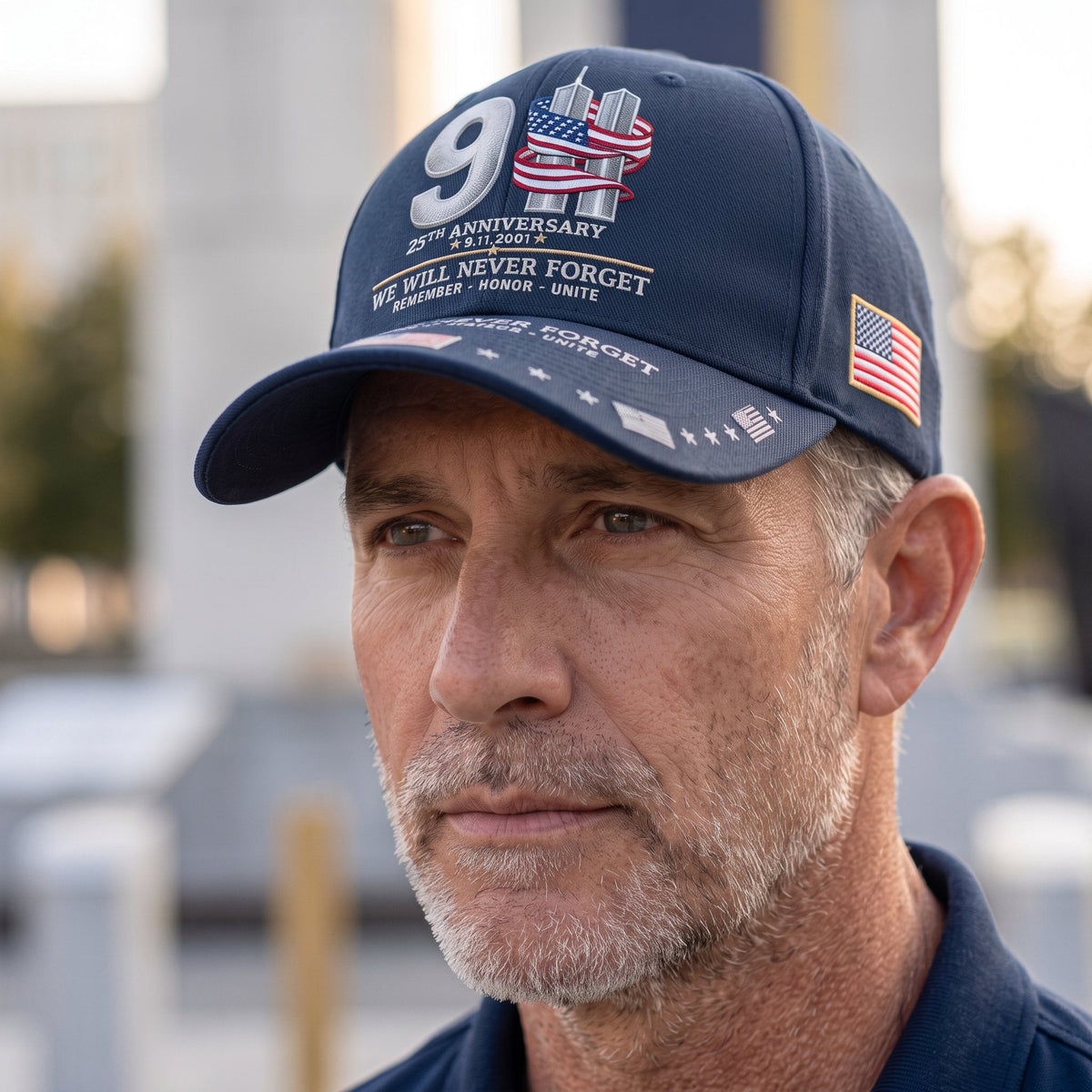 HonorCrest – 9/11 25th Anniversary Memorial Baseball Cap