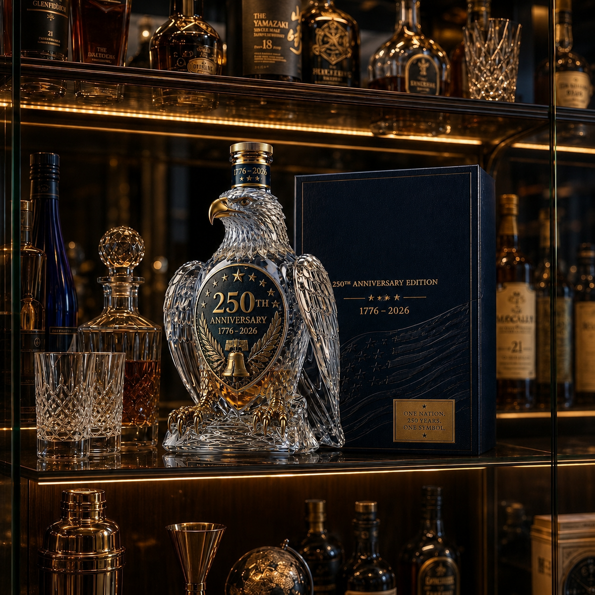 HeritageSpirit – 250 Years Of American Spirit Commemorative Bottle