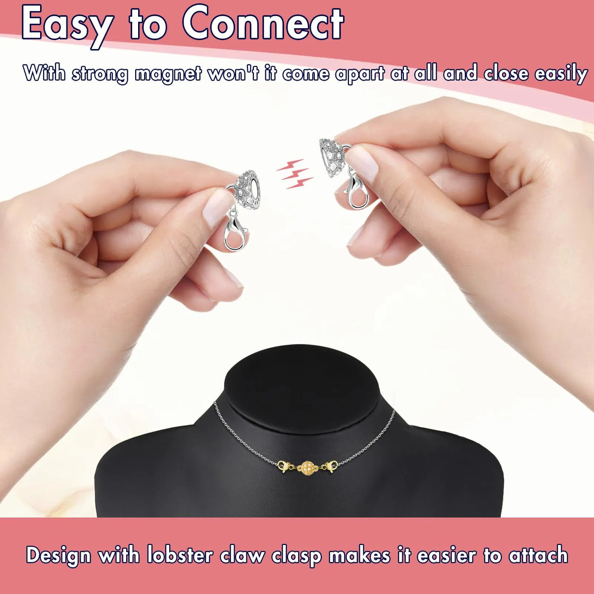 EasyGleam – Magnetic Necklace Clasp