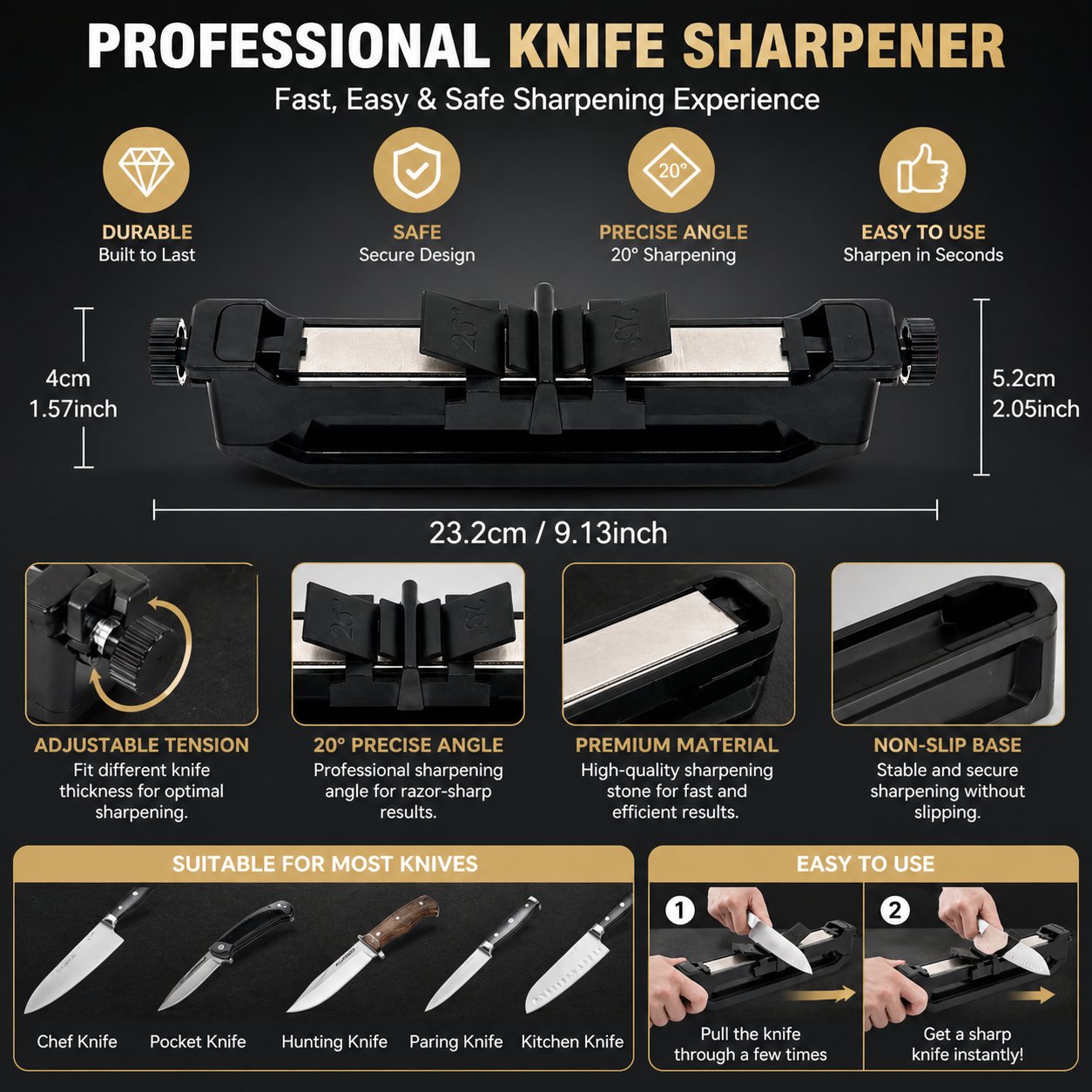 EdgeMaster – Precision Knife Sharpener