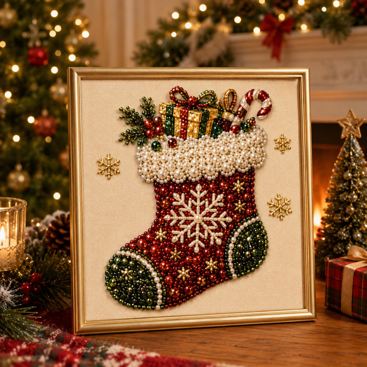 MerrySpark – Festive Pearl Bead Painting Kit