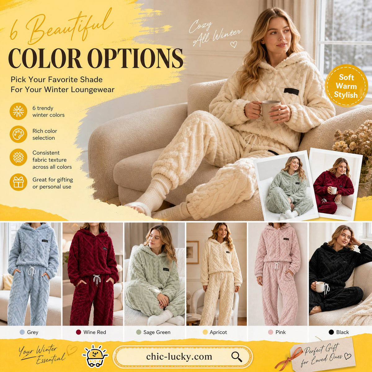 WinterLoom – 3D Geometric Plush Comfort Set