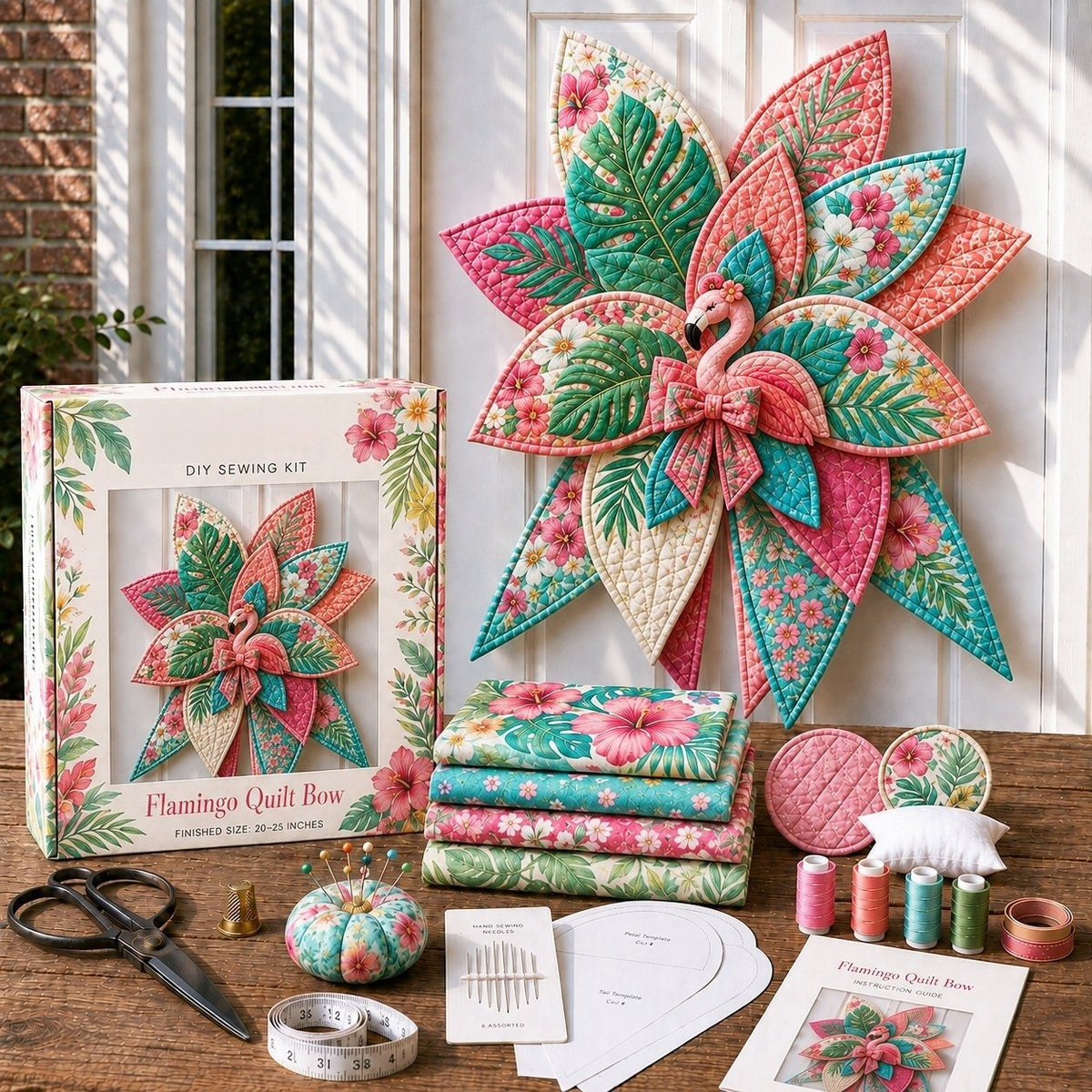 PrettyLoops – Oversized Quilted Bow Craft Kit