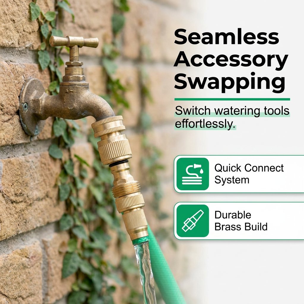 HydroClick – Brass Hose Fitting