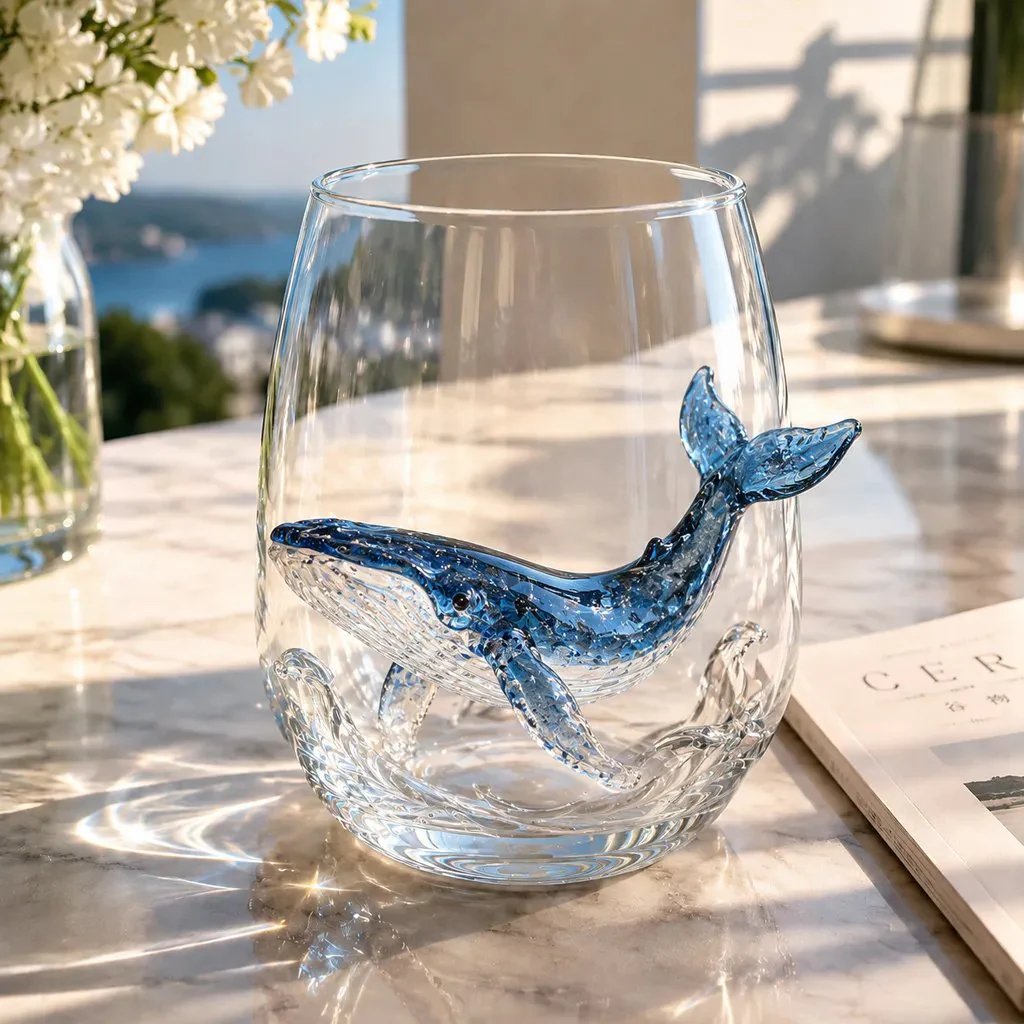 AquaElegance – Coastal Octopus Bar Glass