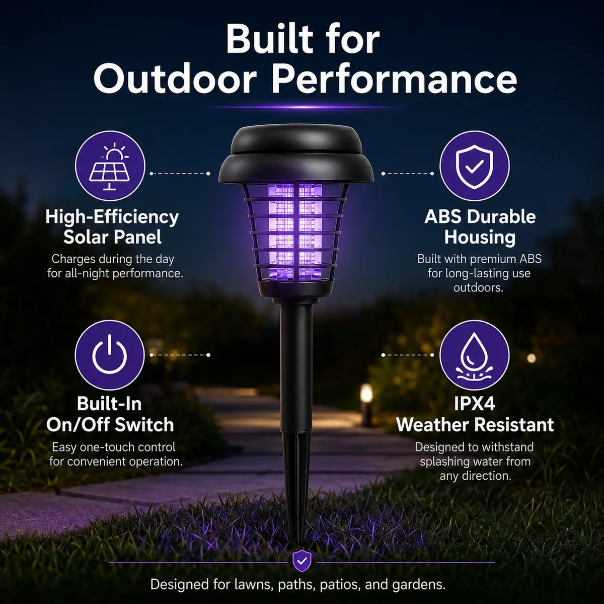 PestBeam – Solar Outdoor Insect Zapper Light