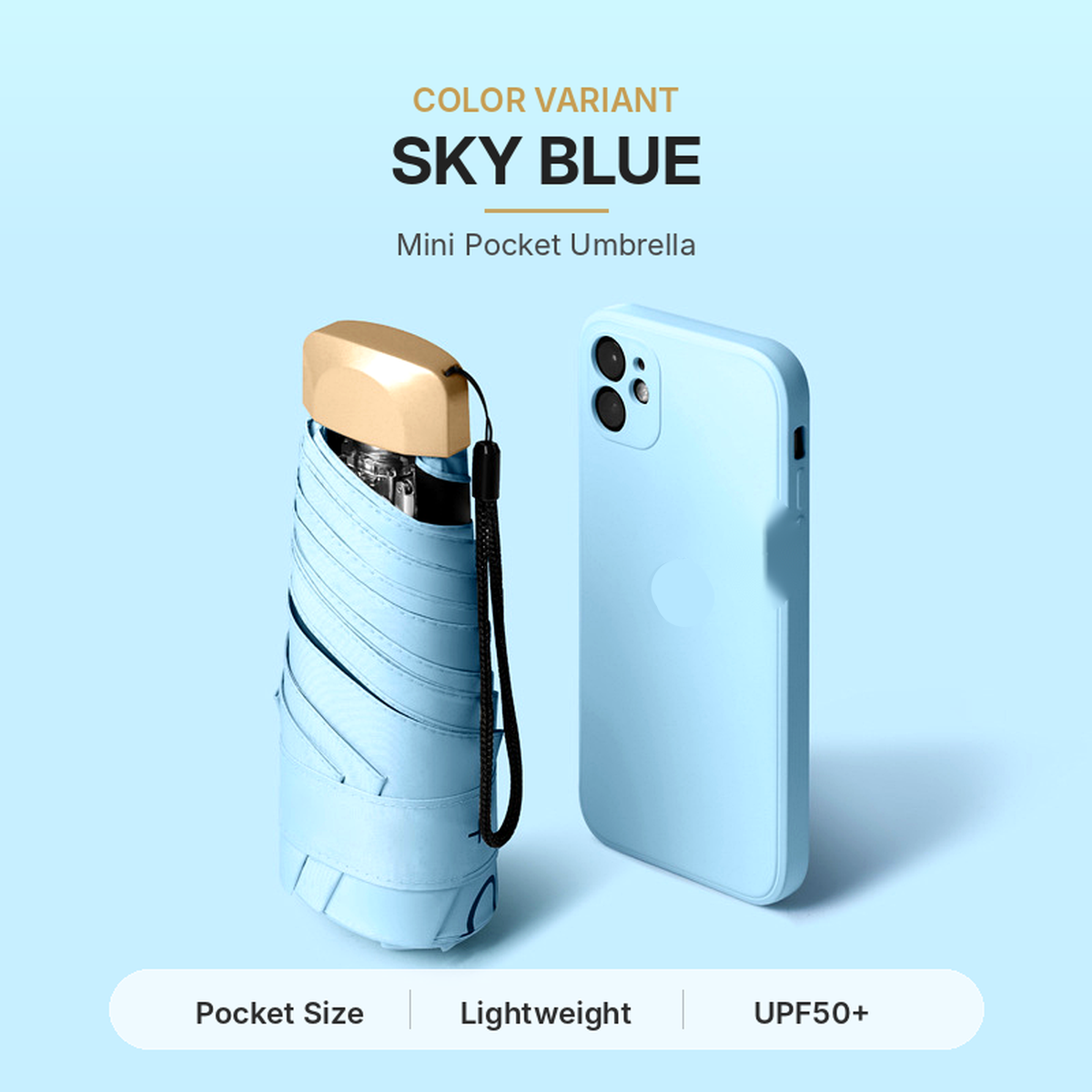 WeatherEase – Dual-Purpose Portable Umbrella