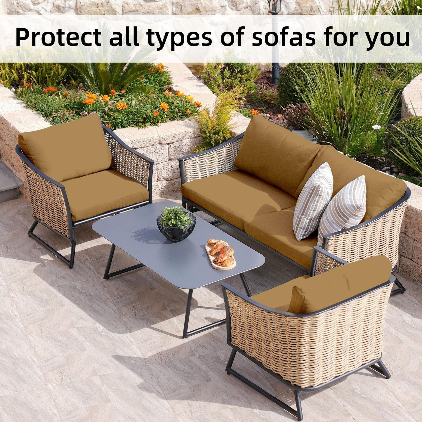 CushionLuxe – Stretch Sofa & Outdoor Cushion Covers