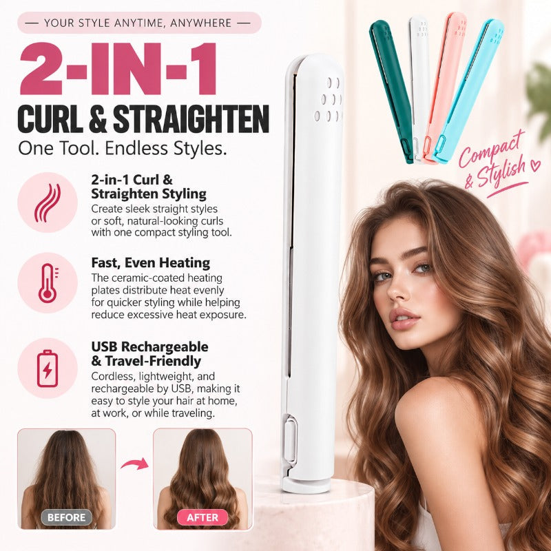 StyleMuse – Portable Curl & Straight Hair Styler