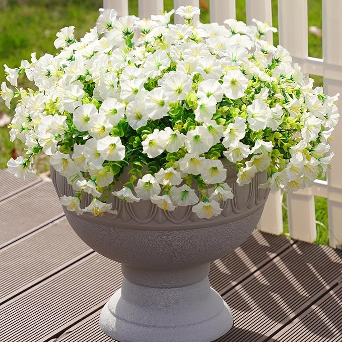 🌸 Spring Summer Home Decoration - 🌿 Fake Silk Colorful Morning Glory