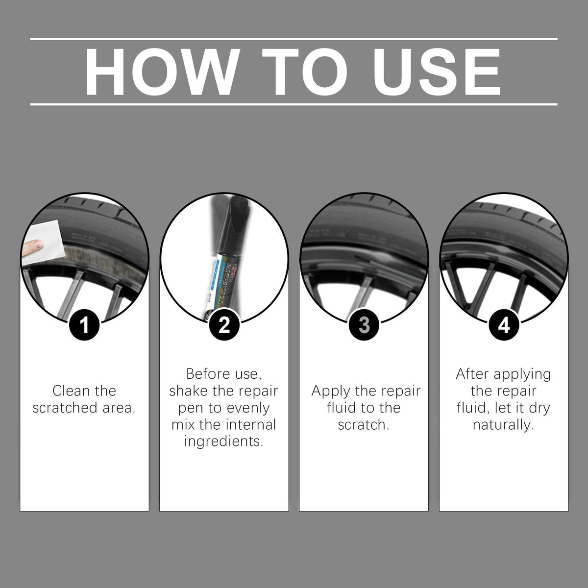 RimRevive – Black Wheel Scuff Repair Pen