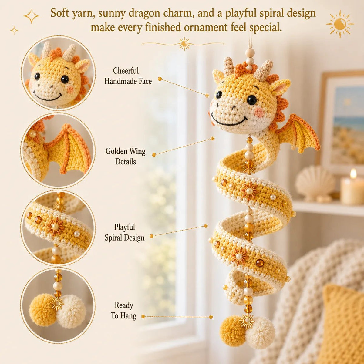 DragonWhimsy – Fantasy Crochet Craft Kit