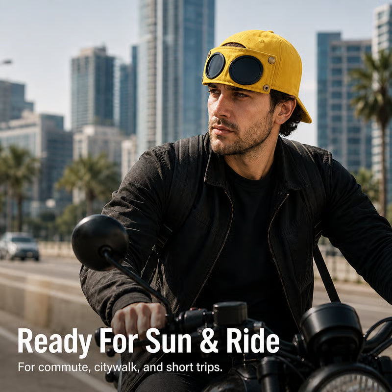 AeroVanta – Detachable Goggle Pilot Baseball Cap