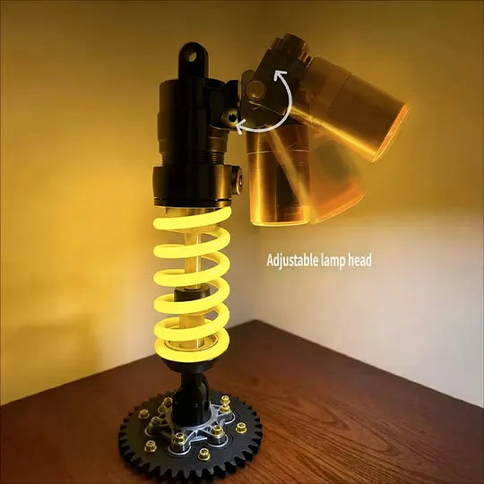 SuspensionGlow – Coil Spring LED Desk Lamp