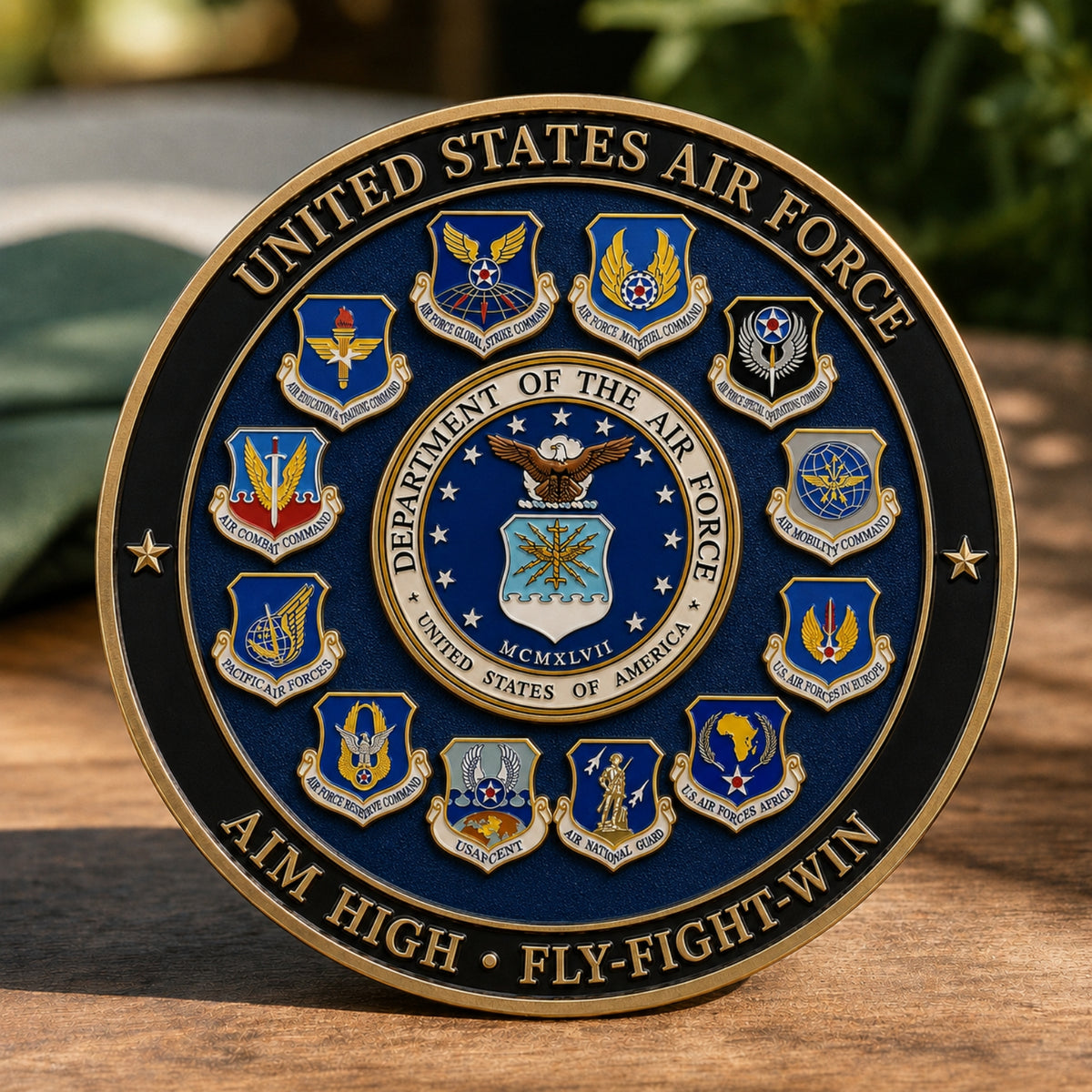 ✈️U.S. Air Force “Aim High • Fly-Fight-Win” Commemorative Coin